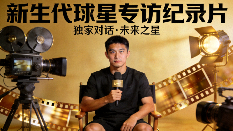新生代球星专访纪录片宣传图片